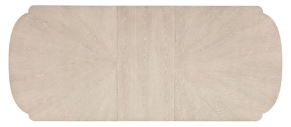 Nouveau Chic - Rectangle Dining Table With 1-22" Leaf - Light Brown