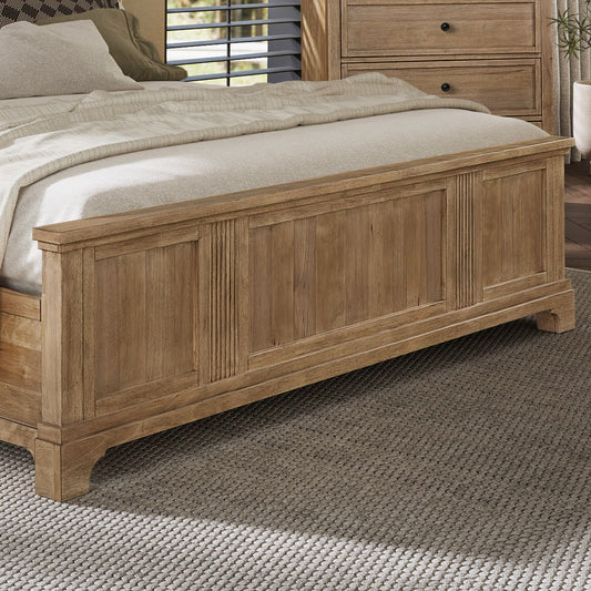Haven Hills - Queen Panel Footboard - Camel Beige