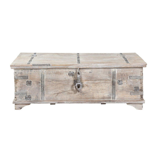 Alta - Trunk Coffee Table - Antique White
