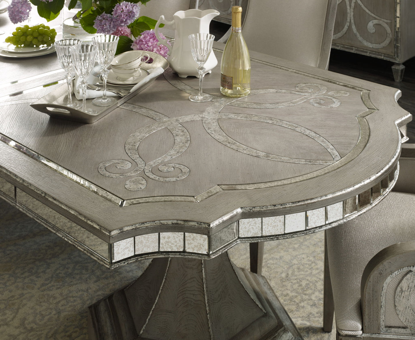 Sanctuary - Rectangle Dining Table With 2-20" Leaves