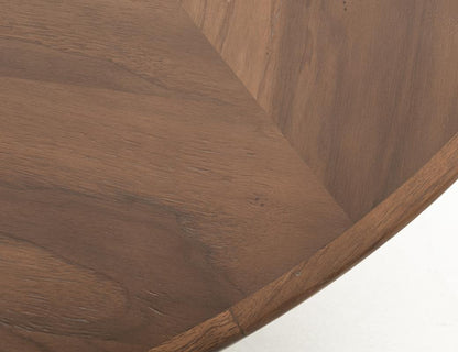 Balam - 47" Round Table - Dark Brown