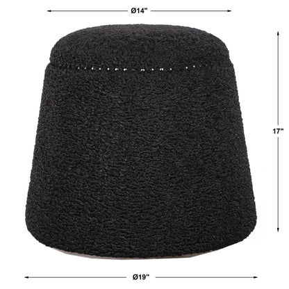 Gumdrop - Ottoman - Black