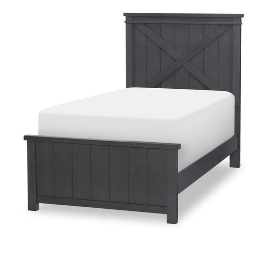 Flatiron - Twin Panel Footboard - Black Midnight