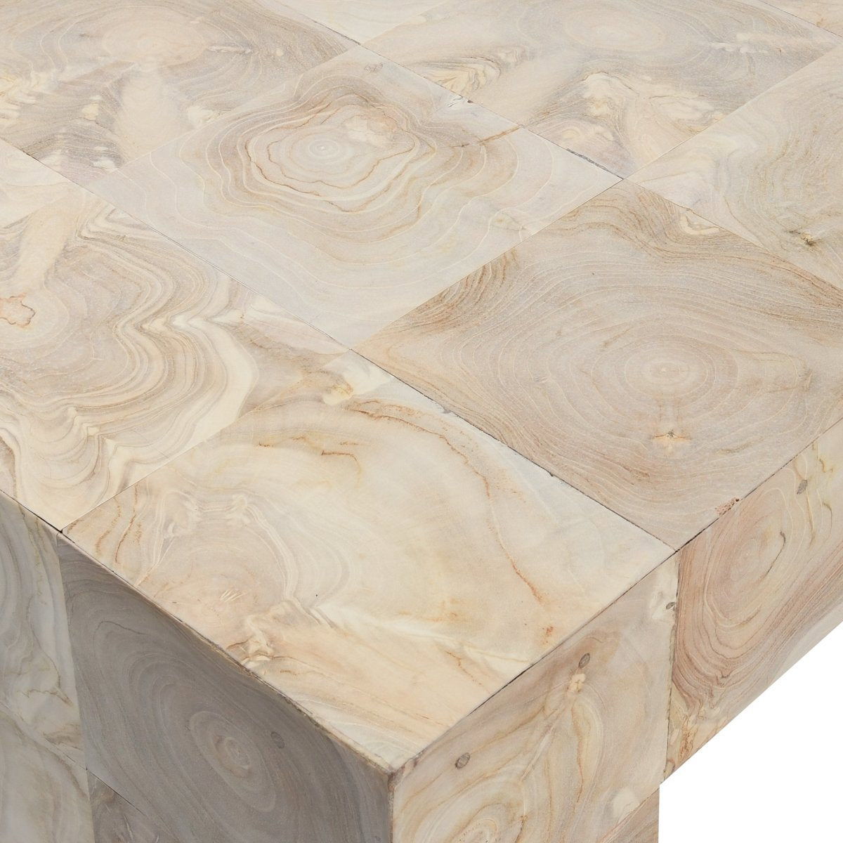 Anders - Solid Wood 51" Coffee Table - Cream Wash