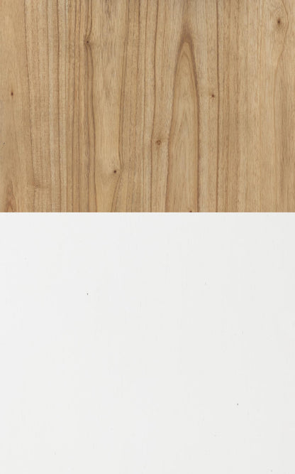 XXX's And OOO's - Complete Round Dining Table - Two Tone