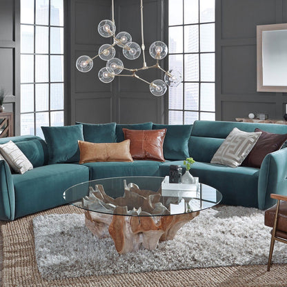 Hailey - Coffee Table - Natural White Wash