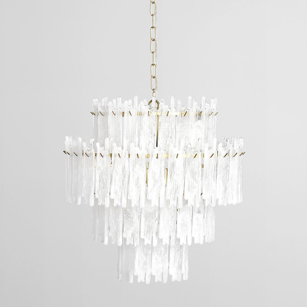 Everly - Chandelier Round - Clear/White