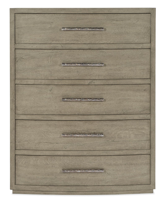 Linville Falls - Pisgah 5-Drawer Chest - Gray