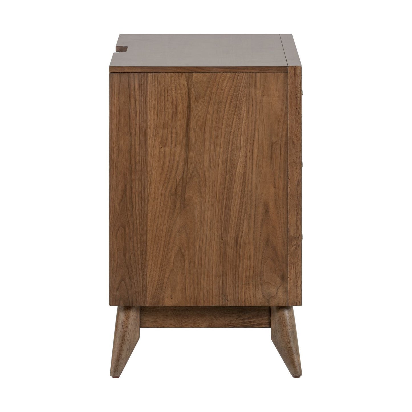 Century Modern - Nightstand With Charging Station - Light Brown