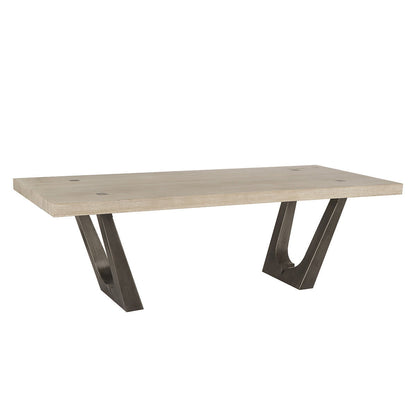 Kelso - 94" Dining Table - Suede Brown