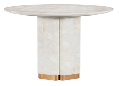 Eleana - Round Dining Table - White