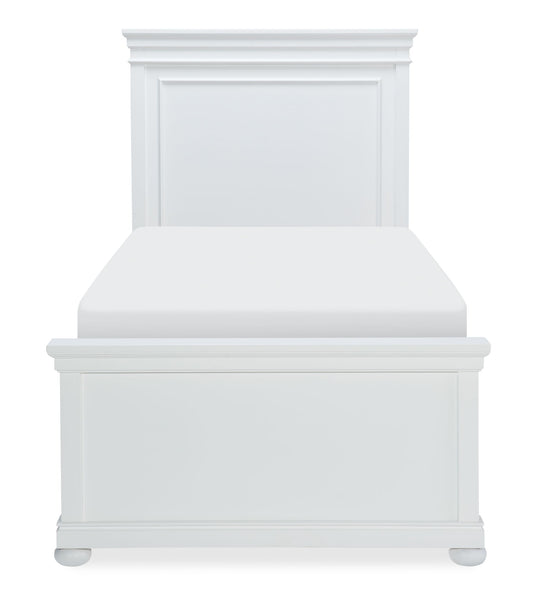 Canterbury - Twin Panel Footboard With Slat Roll - White