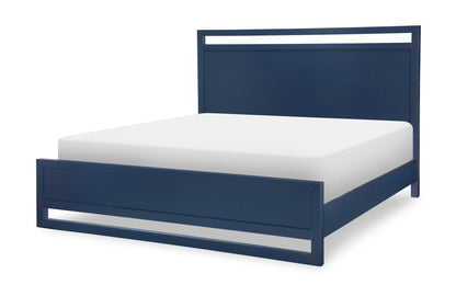 Summerland - Queen Panel Headboard - Blue