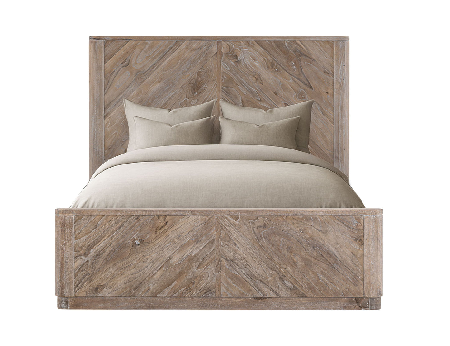 Balam - King Headboard - Ivory White