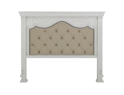 Bella - King Headboard - Vintage White