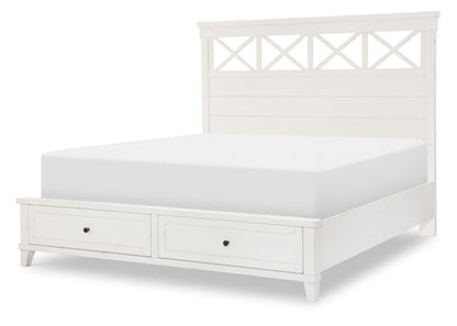 XXX's And OOO's - Queen Storage Footboard - Cotton