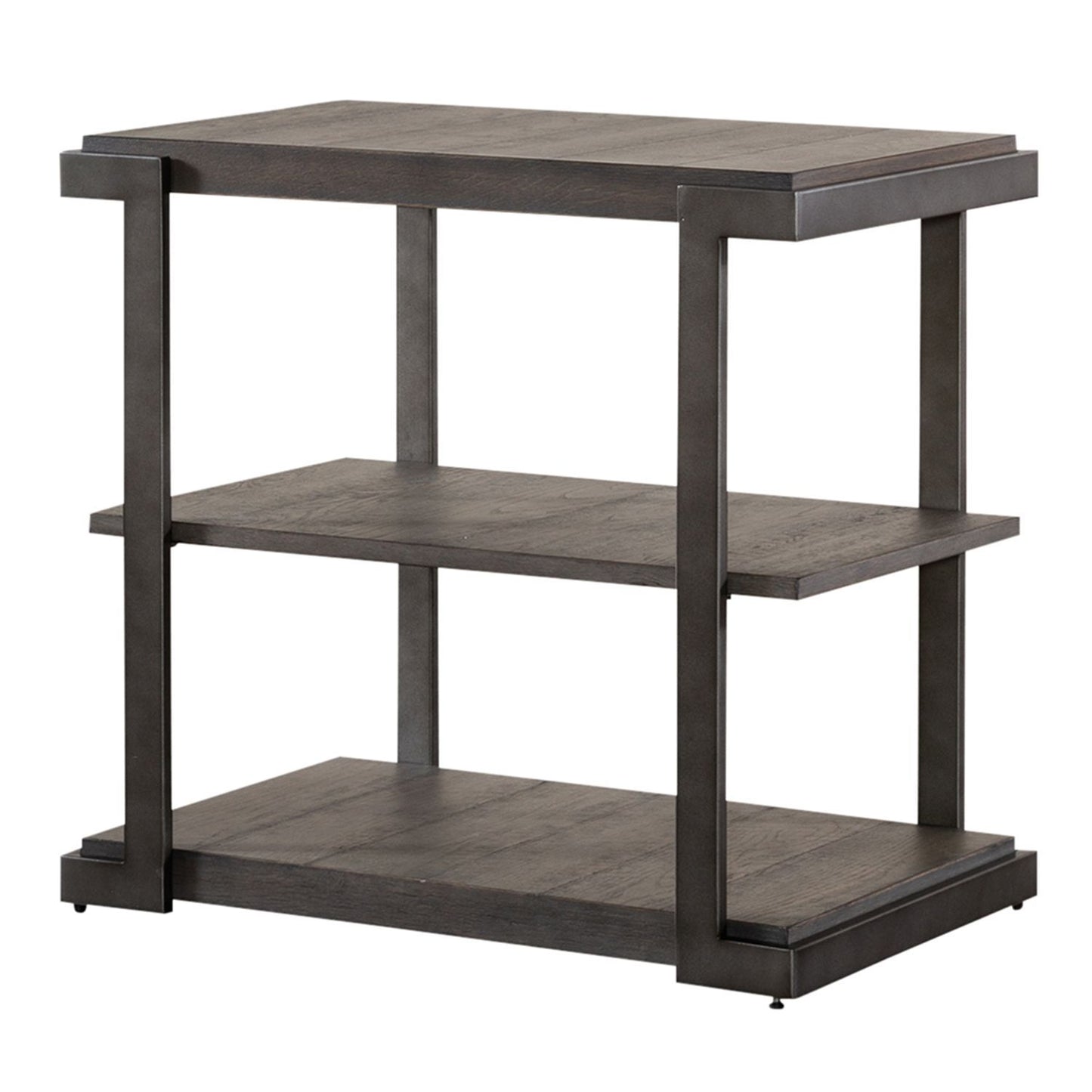 Modern View - Tiered End Table - Dark Gray