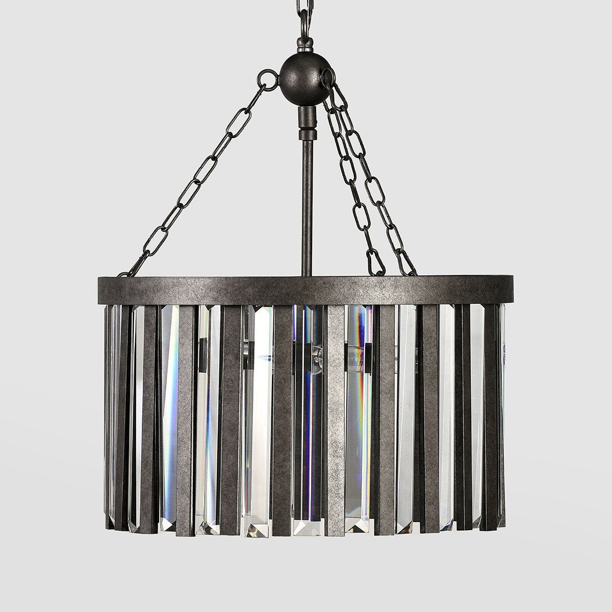 Olympia - Chandelier - Pewter