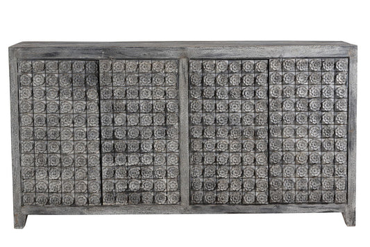 4 Door Sideboard - Gray