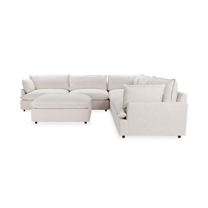 Caplan - 6 Piece Modular Sectional With Ottoman
