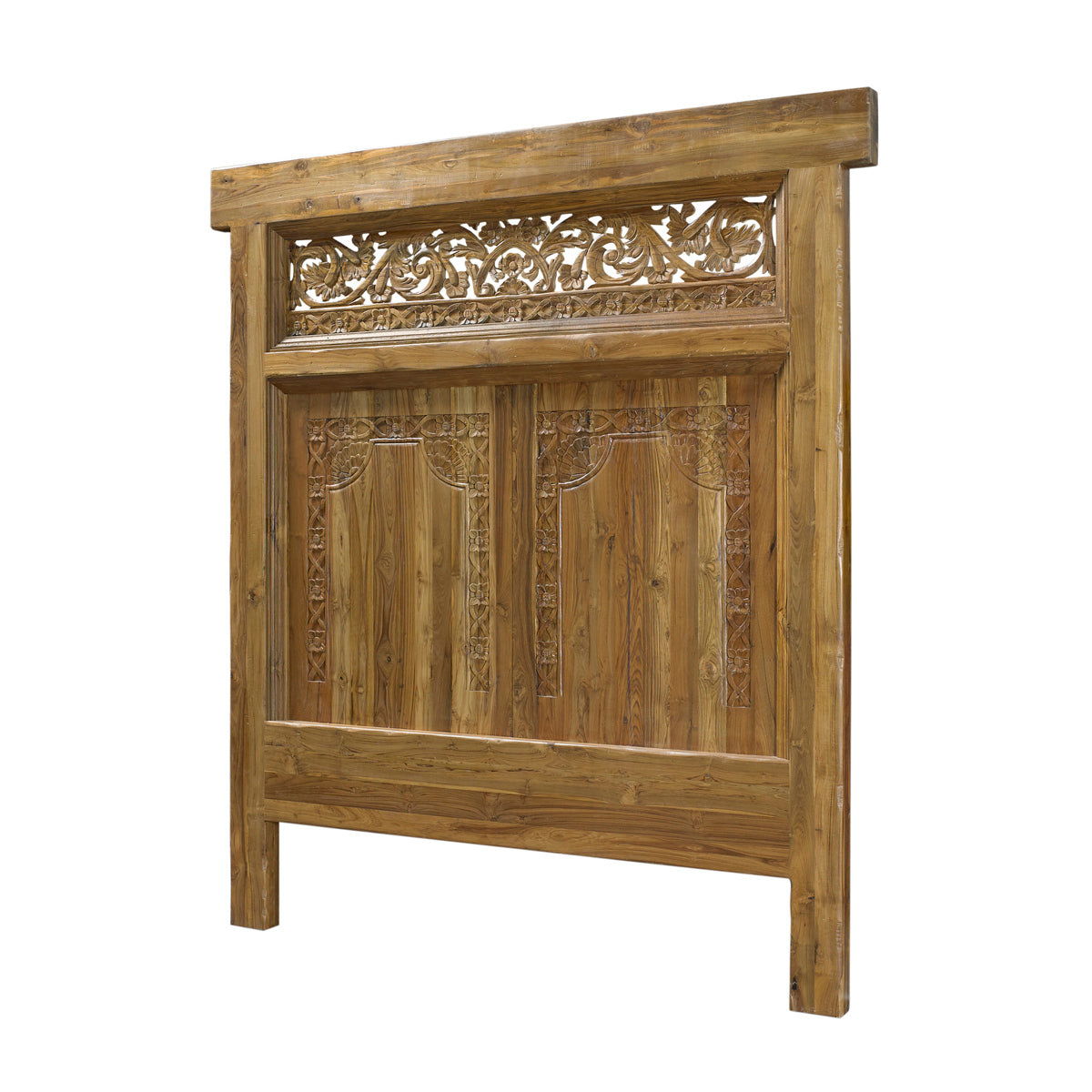 Delago - King Headboard - Light Brown