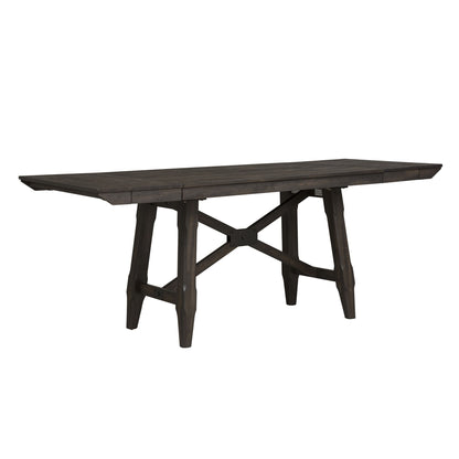 Double Bridge - Gathering Table Base - Dark Brown