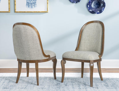 Echelon - Upholstered Side Chair (Set of 2) - Heritage Walnut