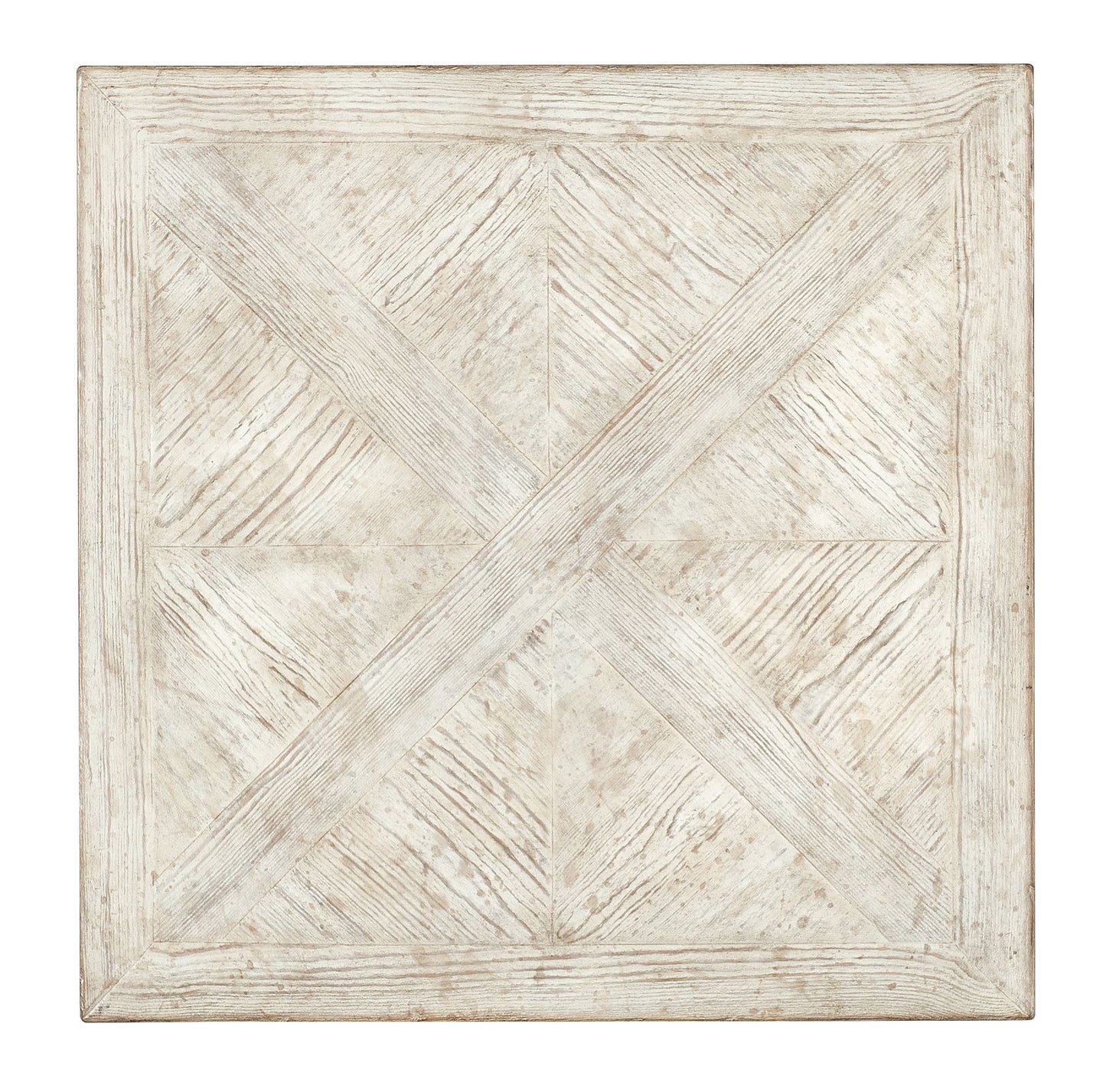 Commerce And Market - Block Buster End Table - White