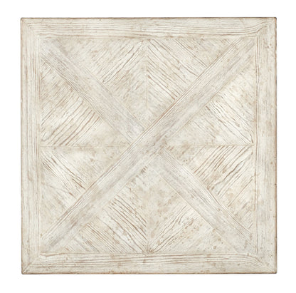 Commerce And Market - Block Buster End Table - White