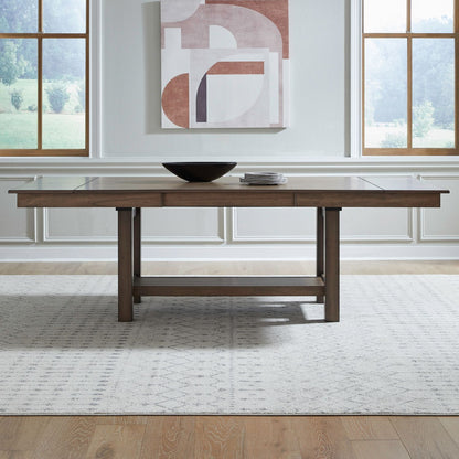 Brook Bay - Trestle Table Base - Brown