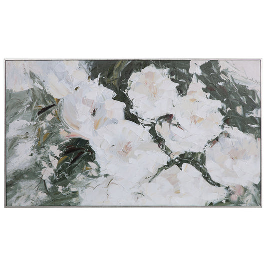 Sweetbay Magnolias - Hand Painted Art - Green