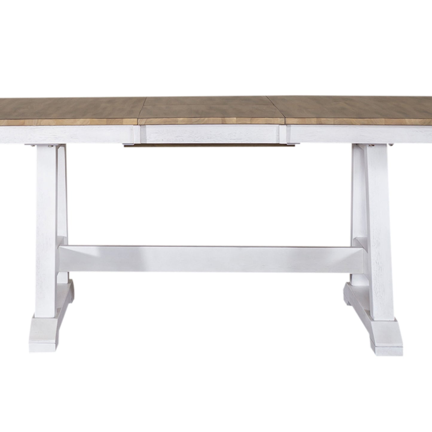 Lindsey Farm - Trestle Table Base - Weathered White