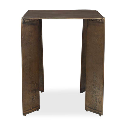 Reade - Outdoor Accent Table - Brass