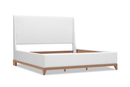 Today's Traditions - Upholstered Siderails Queen / King - Natural Hickory