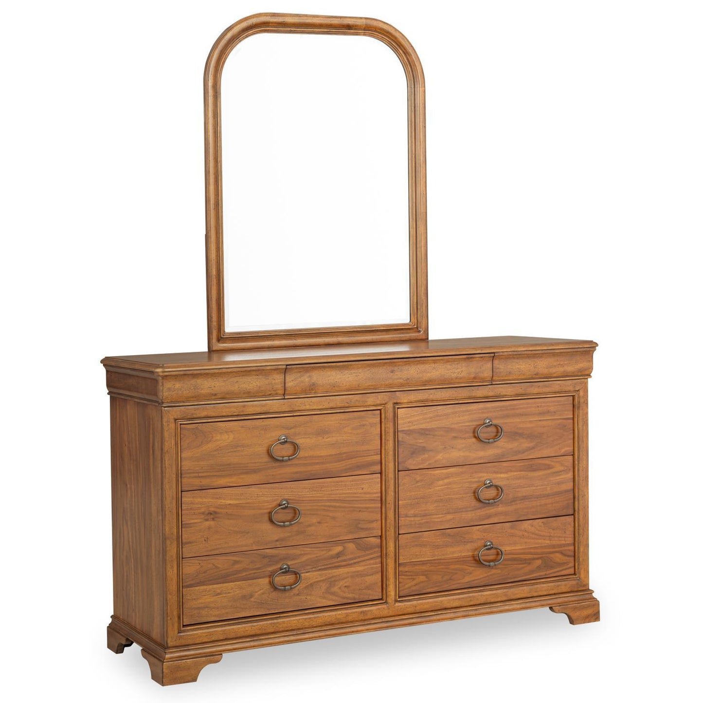 Echelon - Arched Mirror - Heritage Walnut