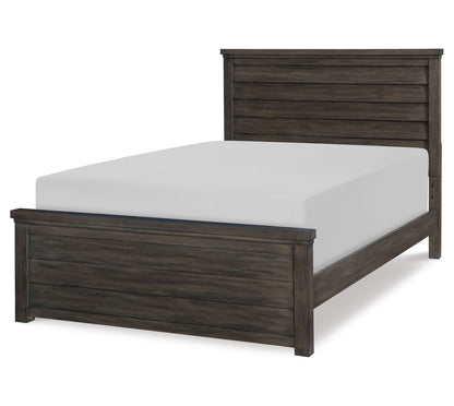 Bunkhouse - Full Louvered Panel Headboard - Dark Brown
