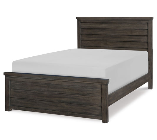 Bunkhouse - Full Louvered Panel Headboard - Dark Brown