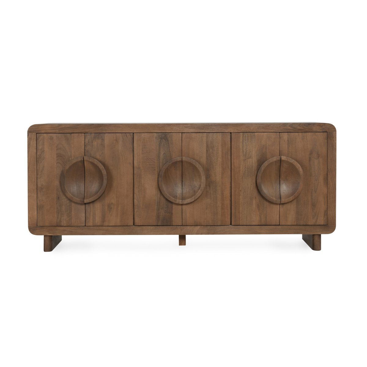 Vally - Wood 6 Door Buffet - Natural