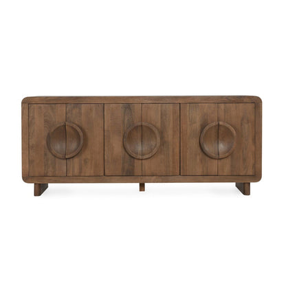 Vally - Wood 6 Door Buffet - Natural