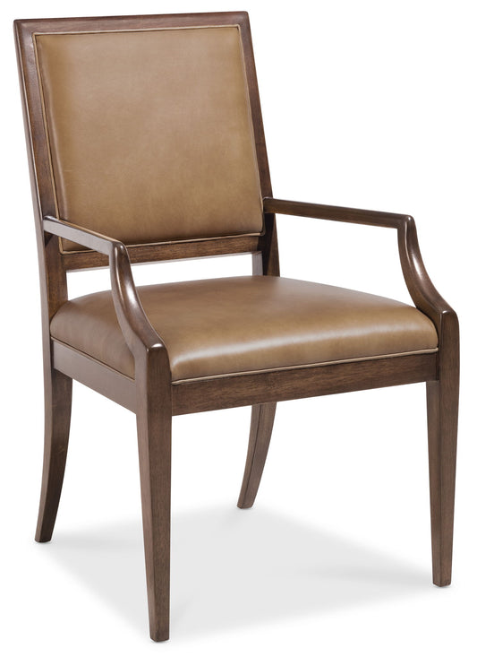 Archives - Leather Arm Chair (Set of 2) - Light Brown