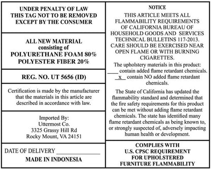 Borneo - Outdoor Dining Chair - White / Dark Gray