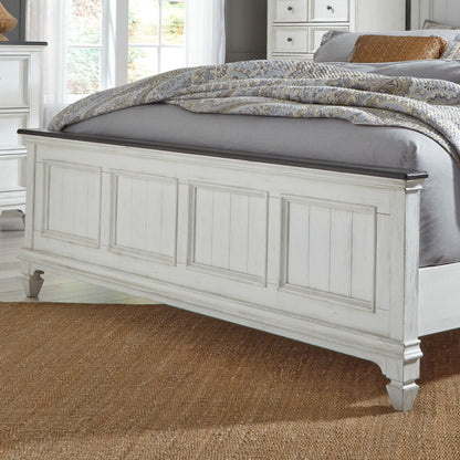 Allyson Park - King Panel Footboard - White