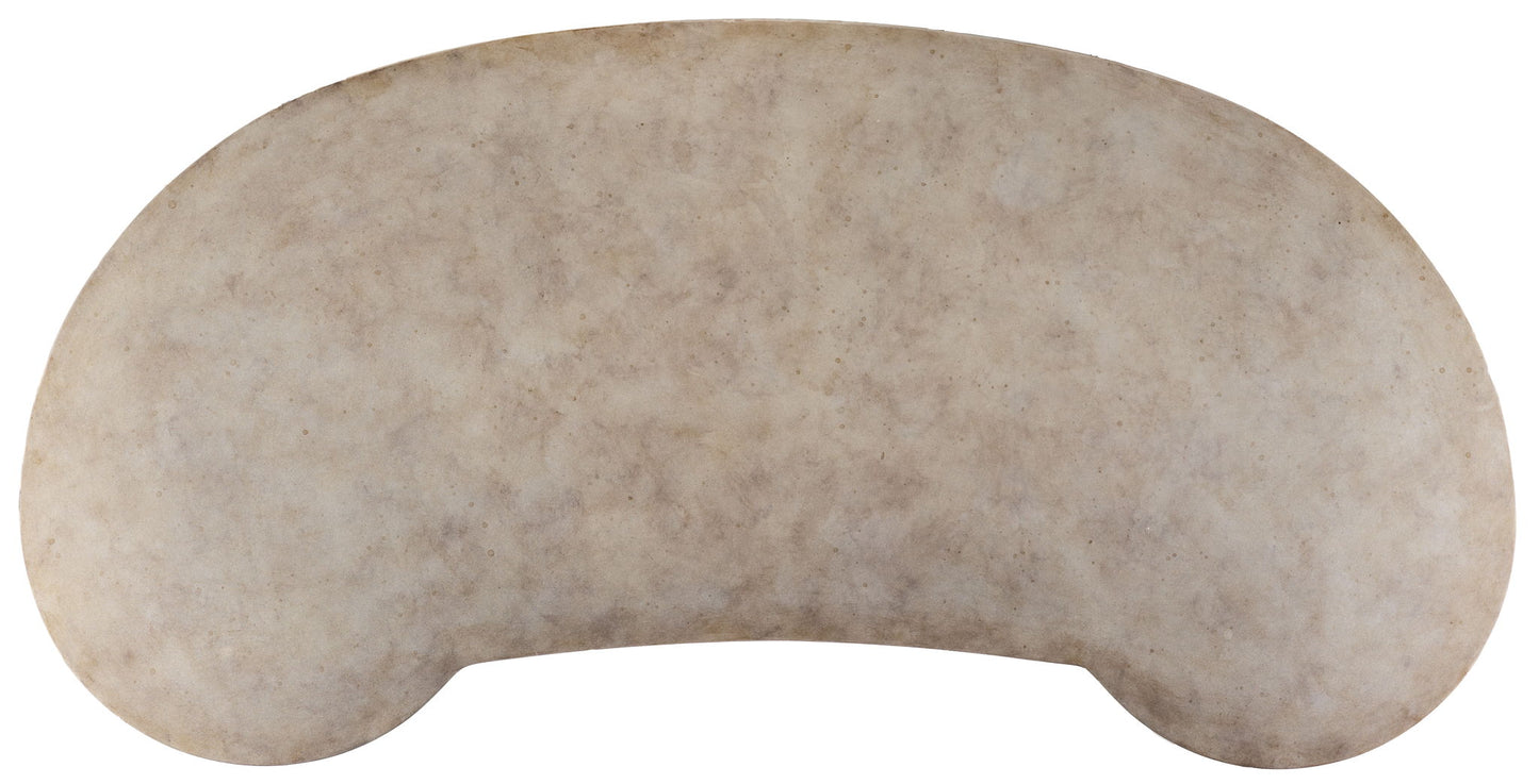 Melange - Fluted Kidney Desk