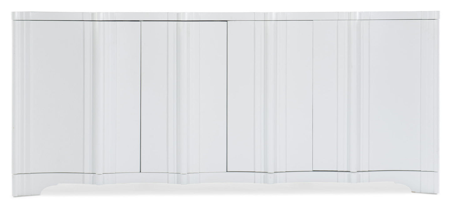 Melange - Corinth 4-Door Entertainment Console - White