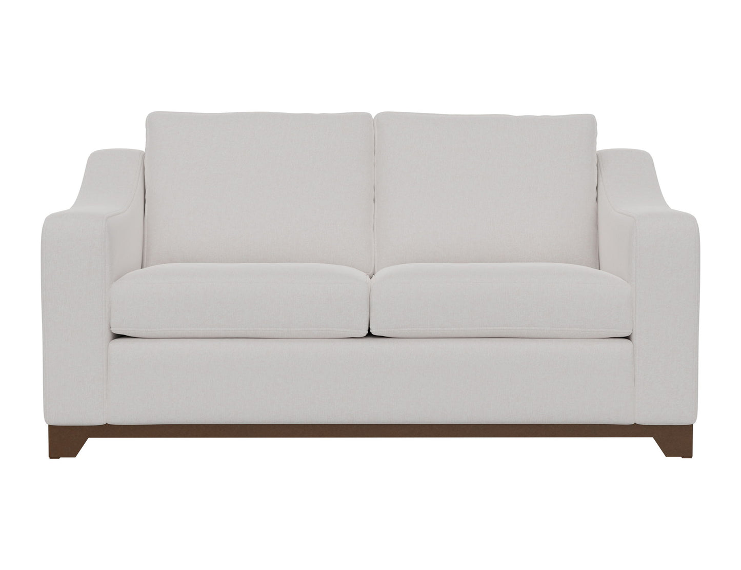 Natural Parota - Loveseat - Mink Withe