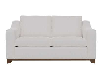 Natural Parota - Loveseat - Mink Withe