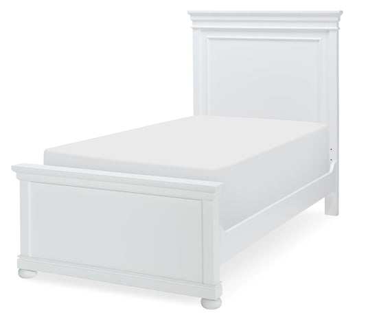 Canterbury - Twin Panel Footboard With Slat Roll - White