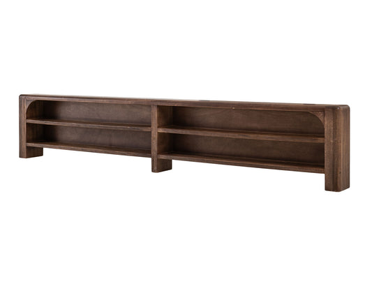 Praga - Eastern King Storage Platform - Almond / Barrel Brown