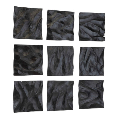 Malosi - Wood Wall Decor (Set of 9) - Black