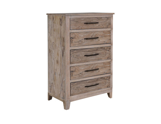 White Teak - Chest - Ivory White